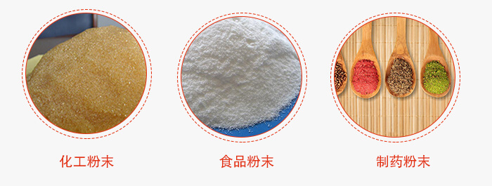 磁懸浮試驗篩適用物料：化工粉末，食品粉末，制藥粉末等。